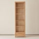 Solidwood Norway Bookcase, 55x32cm, Oak