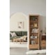 Solidwood Norway Bookcase, 55x32cm, Oak