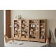 Solidwood Norway Bookcase, 55x32cm, Oak