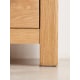 Solidwood Norway Bookcase, 55x32cm, Oak