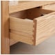 Solidwood Norway Bookcase, 55x32cm, Oak