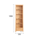 Solidwood Norway Bookcase, 55x32CM, Oak