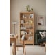 Solidwood Norway Bookcase, 85x32cm, Oak