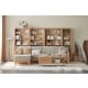 Solidwood Norway Bookcase, 85x32CM, Oak