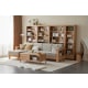 Solidwood Norway Bookcase, 85x32CM, Oak