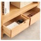 Solidwood Norway Bookcase, 85x32cm, Oak