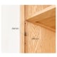 Solidwood Norway Bookcase, 85x32CM, Oak