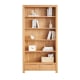 Solidwood Norway Bookcase, 100x32cm, Oak