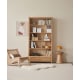 Solidwood Norway Bookcase, 100x32CM, Oak