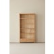 Solidwood Norway Bookcase, 100x32CM, Oak