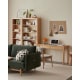 Solidwood Norway Bookcase, 100x32CM, Oak