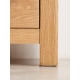 Solidwood Norway Bookcase, 100x32CM, Oak