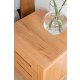 Solidwood Norway Three Drawer Bedside Table, 40x35CM, Oak