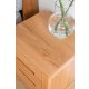 Solidwood Norway Three Drawer Bedside Table, 40x35CM, Oak