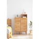 Solidwood Bailey Chest of 5 Drawers, 36x40CM, Oak