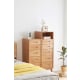 Solidwood Bailey Chest of 5 Drawers, 36x40CM, Oak