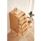 Solidwood Bailey Chest of 5 Drawers, 36x40CM, Oak