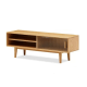 Solidwood Bailey TV Stand, 120x32CM, Oak