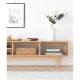 Solidwood Bailey TV Stand, 150x32x42CM, Oak