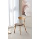 Solidwood Fuji Dining Chair, Oak, Set of 2