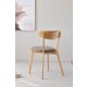 Solidwood Fuji Dining Chair, Oak, Set of 2