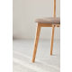 Solidwood Fuji Dining Chair, Oak, Set of 2