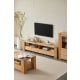 Solidwood Rayden TV Stand, 200x42CM, Oak