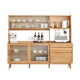 Solidwood Bailey Sideboard, 150x40x169CM, Oak