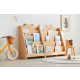 Solidwood Ayla Bear Styling Bookshelf of Five-tier, 60x33CM, Beech