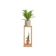 Solidwood Berlin Plant Stand, 30x30x76cm, Oak