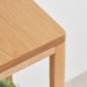 Solidwood Berlin Plant Stand, 30x30x76cm, Oak