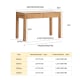 Solidwood Norway Study Desk, 90x56x76cm, Oak