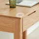 Solidwood Norway Study Desk, 100x56x76cm, Oak