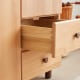 Solidwood Ayla Wardrobe, 100x52x180cm, Beech