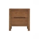 Solidwood Edinburgh Bedside Table, 47x37x50cm, Walnut