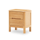 Solidwood Norway Bedside Table with 2 Drawers