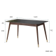 Solidwood Zephyr Dining Table with Sintered Stone Top