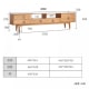 Solidwood Bailey Entertainment Unit , 200cm