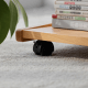 Solidwood Bailey Side Table with Wheels