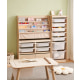 Solidwood Mio Kids Toy Storage Combination with 6 Boxes