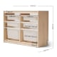 Solidwood Mio Kids Toy Storage Combination with 6 Boxes