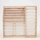 Solidwood Mio Kids Bookshelf + Toy Storage Combination, Set of 3