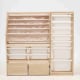 Solidwood Mio Kids Bookshelf + Toy Storage Combination with 2 Drawers, Set of 3