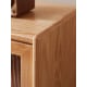 Solidwood Amber 3-Tier Storage Cabinet with 2 Drawers