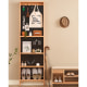 Solidwood Amber Pegboard Storage Rack