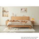 Solidwood Bailey Super King Bed Frame, High Profile, Oak