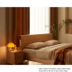 Solidwood Bailey Super King Bed Frame, High Profile, Oak