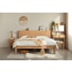Solidwood Bailey Super King Bed Frame, High Profile, Oak