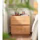 Solidwood Bailey 2-Drawer Bedside Table