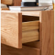 Solidwood Bailey 2-Drawer Bedside Table